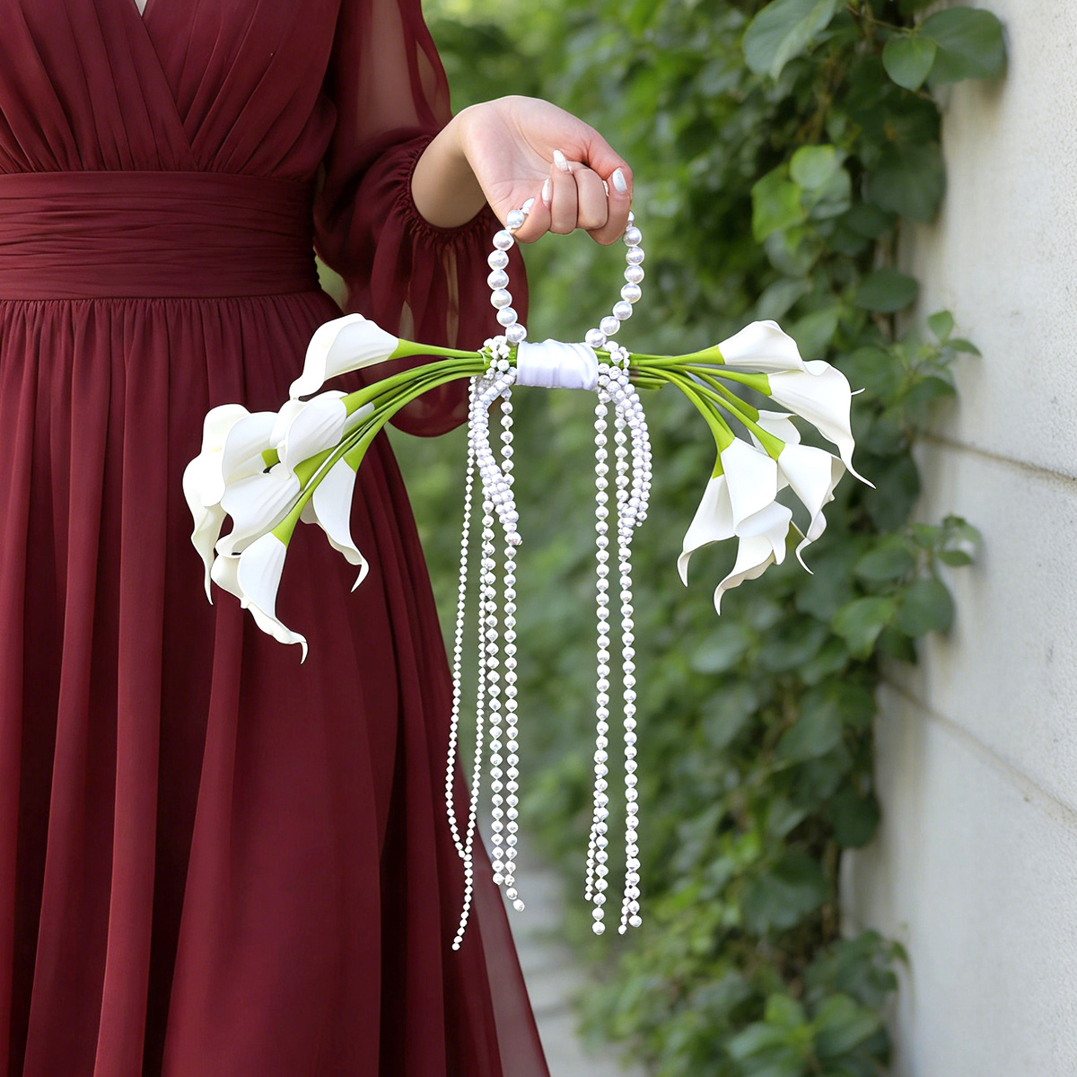 Wedding Ceremony Supply - Bouquet de lys artificiels Yannew avec