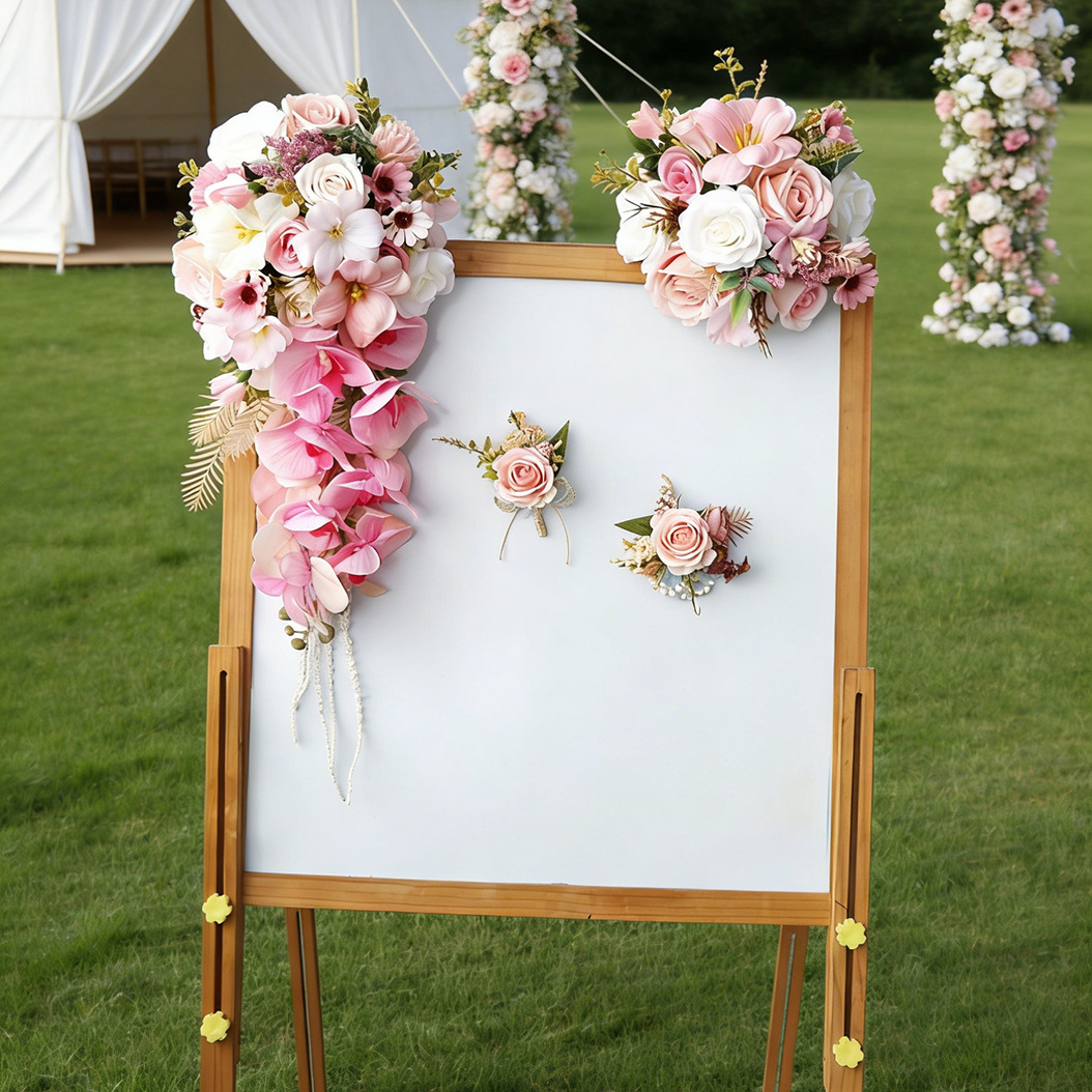 Wedding Ceremony Supply - Yannew Bouquet de mariage rose, kit