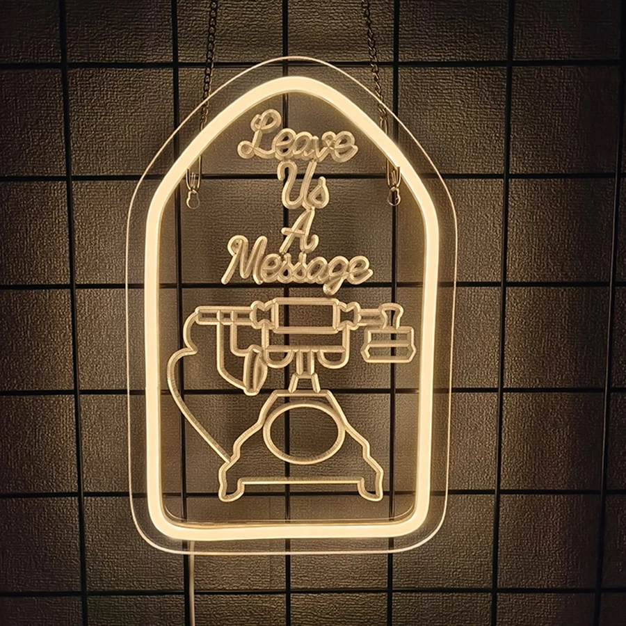 Personalized Guest Book - Enseigne au néon pour décoration murale,