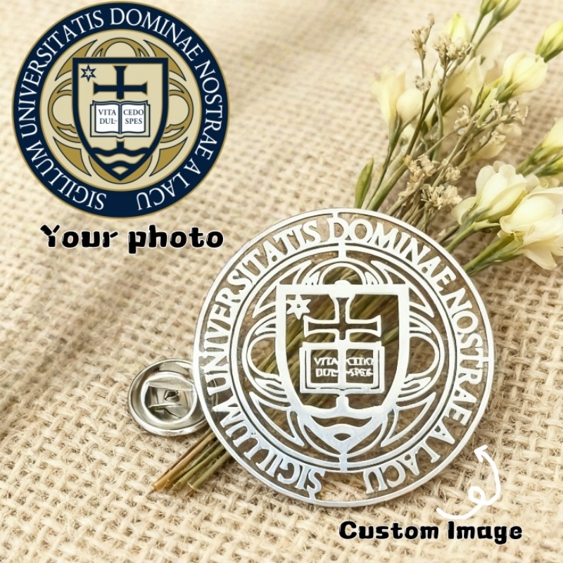 Wedding Supply Company - Broche personnalisée avec logo d'entreprise, épingles