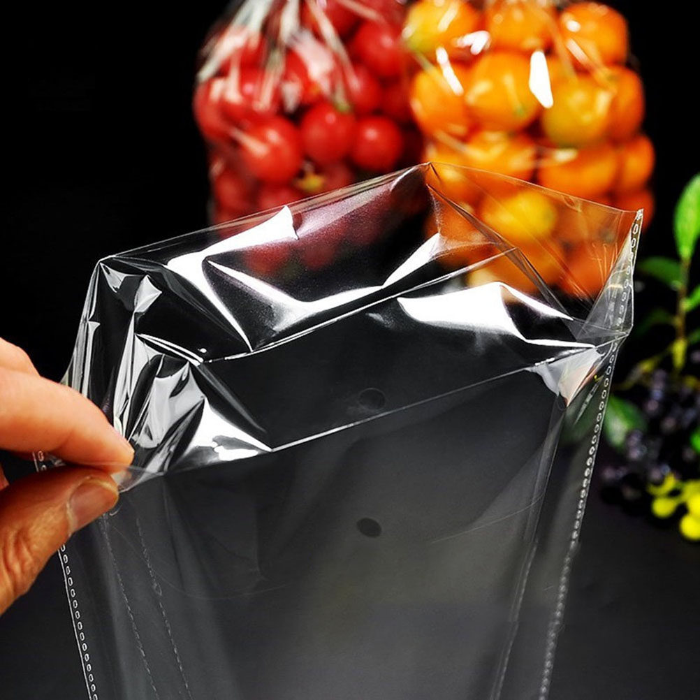 Wedding Packaging - 50 sacs plats transparents pour aliments,