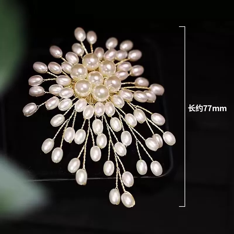 Broche de perles pour femmes é - Suit Supply Wedding Party avis et prix