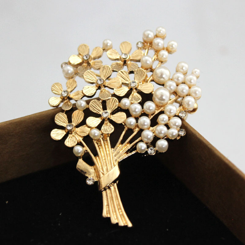 Dames délicat Bouquet perle br - Suit Supply Wedding Party avis et prix