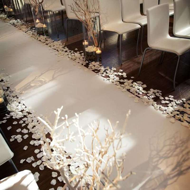 Tapis blanc antidérapant pour  - Aisle Runner White avis et prix
