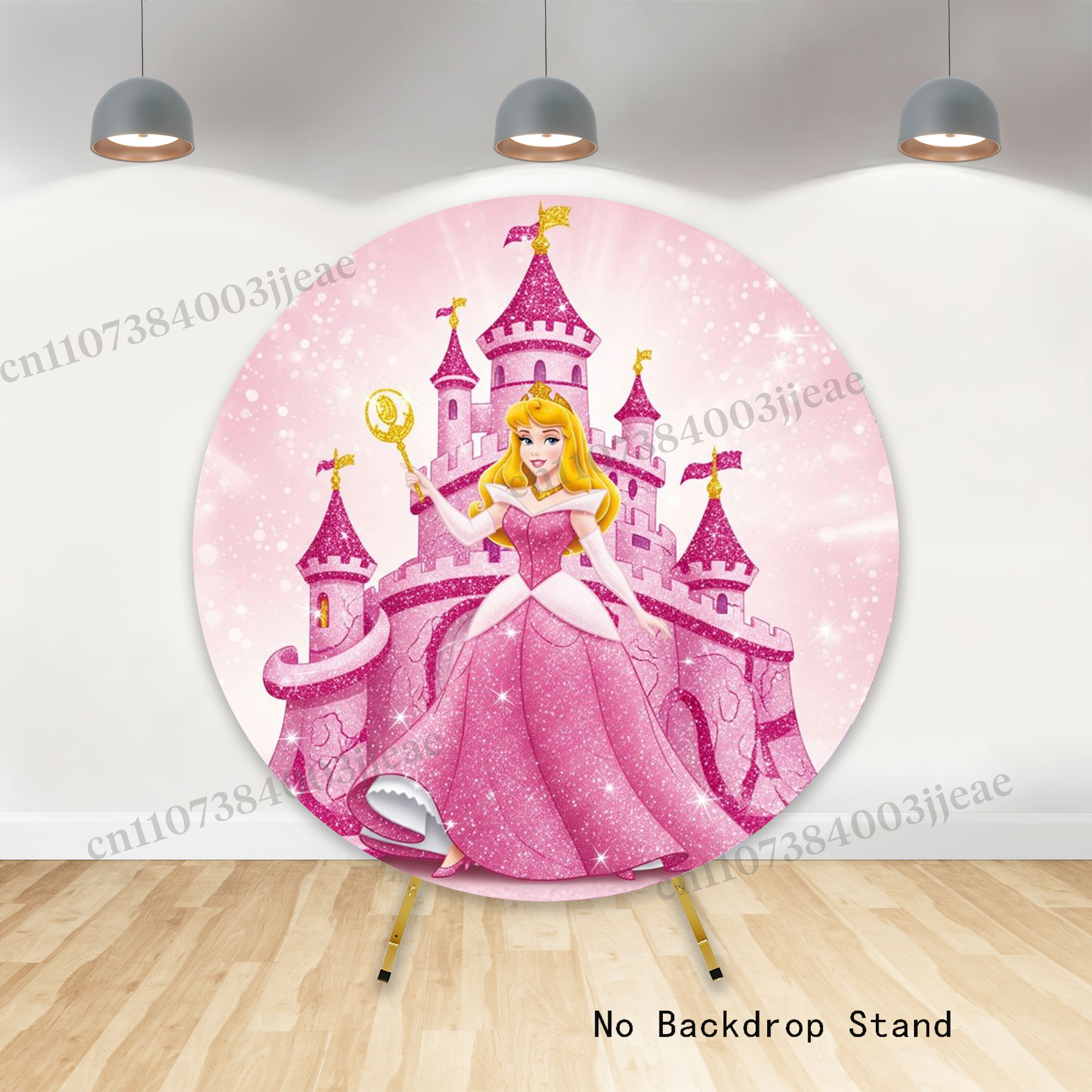 Toile de fond ronde La Belle a - Photo Booth Prop avis et prix
