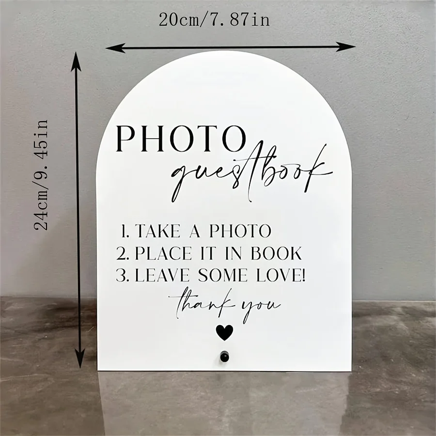 Panneau de livre d'or de photo - Personalized Guest Book avis et prix