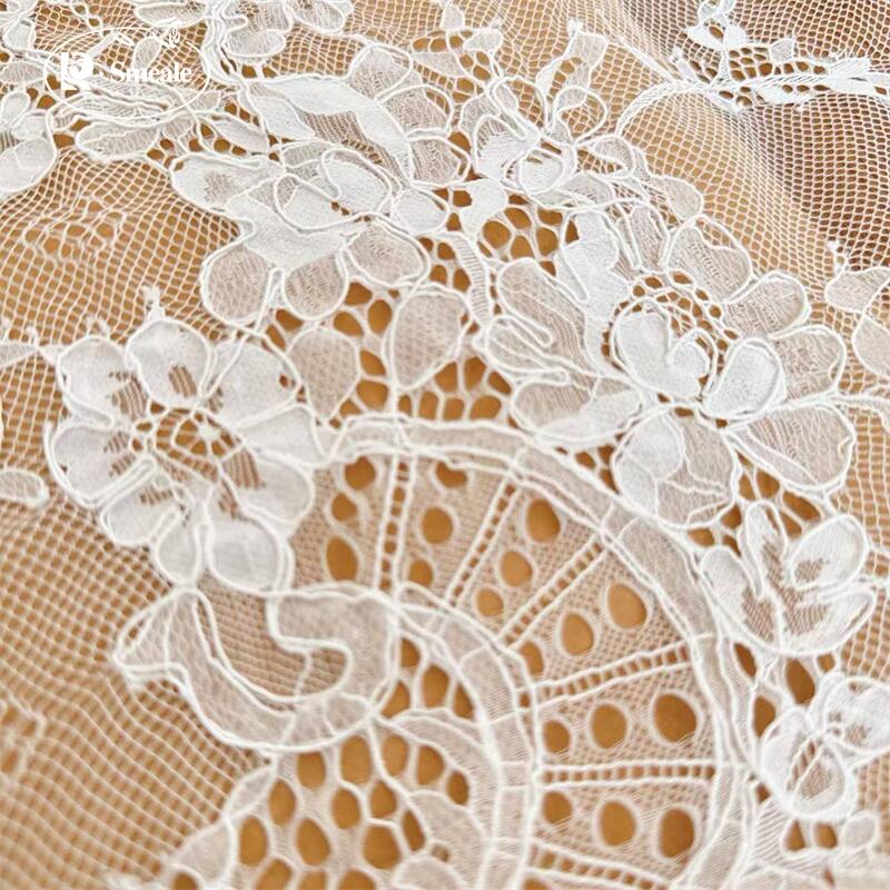 3 mètres. Tissu en dentelle br - Wedding Dress Supply avis et prix