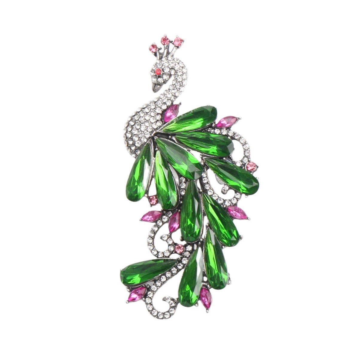 Broche de luxe en strass paon  - Suit Supply Wedding Party avis et prix