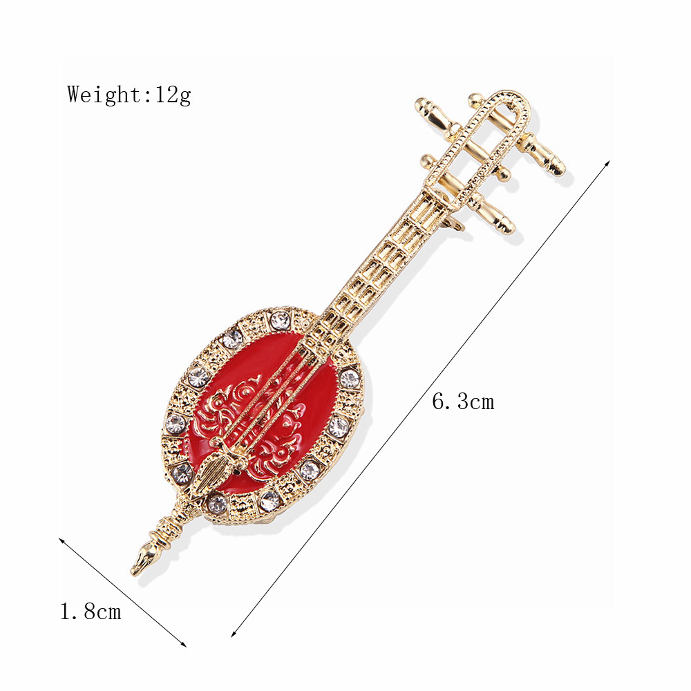 Broches en émail rouge luth an - Suit Supply Wedding Party avis et prix