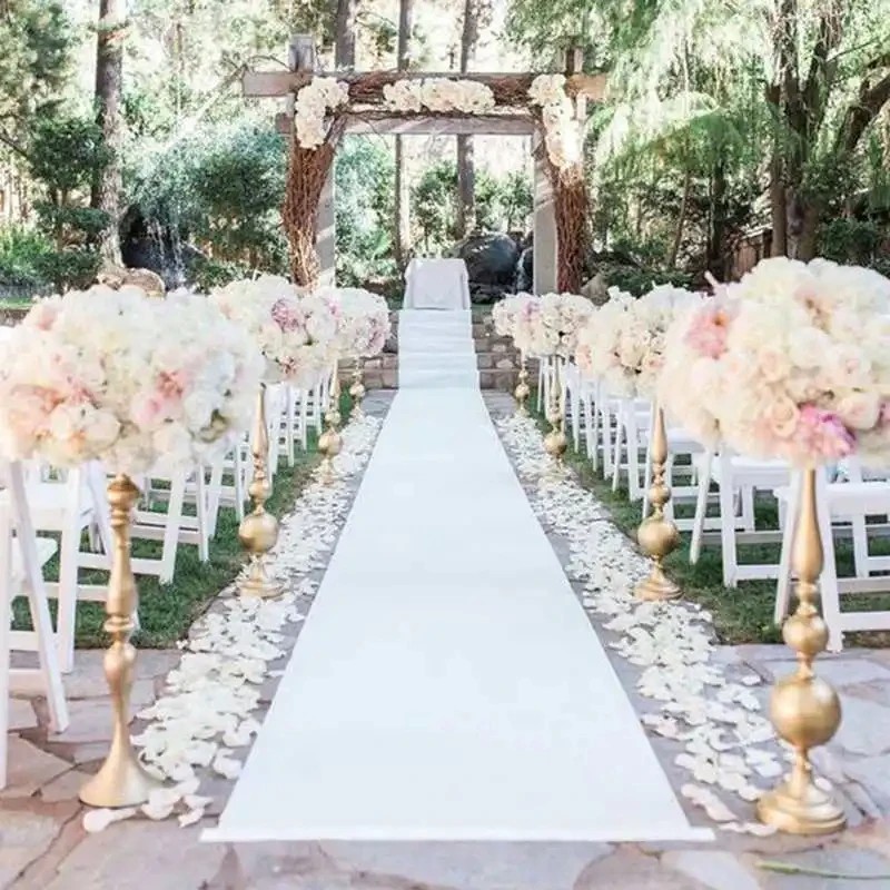Tapis de mariage en tissu non  - Aisle Runner White avis et prix