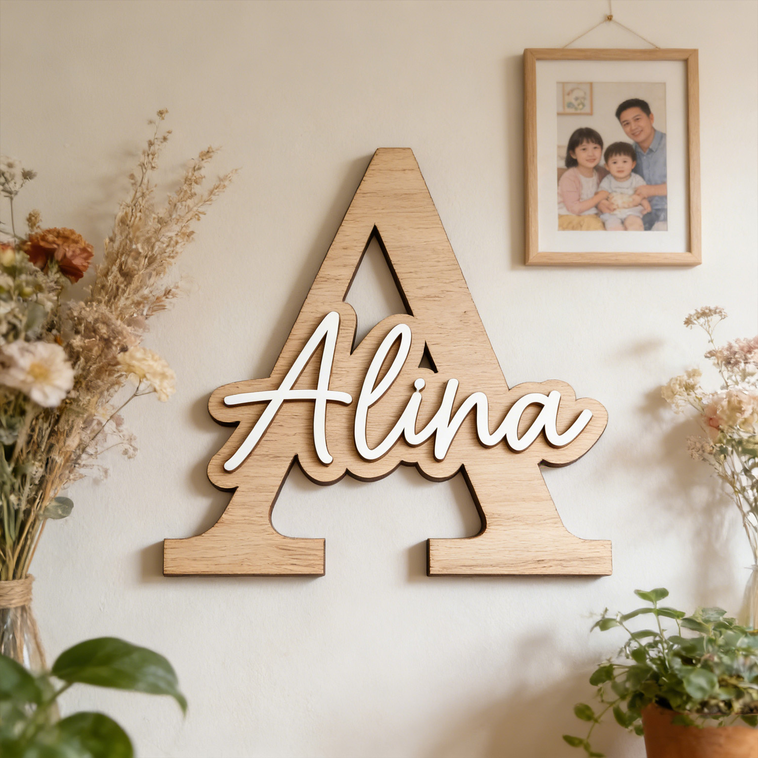 1 plaque en bois avec lettres  - Wedding Souvenir avis et prix