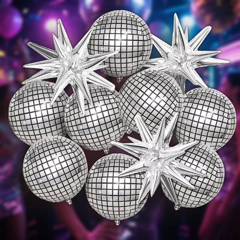 Lot de 8 ballons en aluminium  - Supply Wedding Venue avis et prix